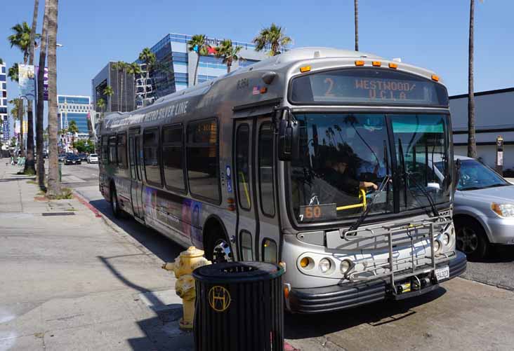 LA Metro NABI Metro 45C CNG 8354 Silver Line